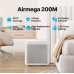 Coway Airmega 200M True HEPA and Activated-Carbon Air Purifier, AP-1518R - White 200M WHITE