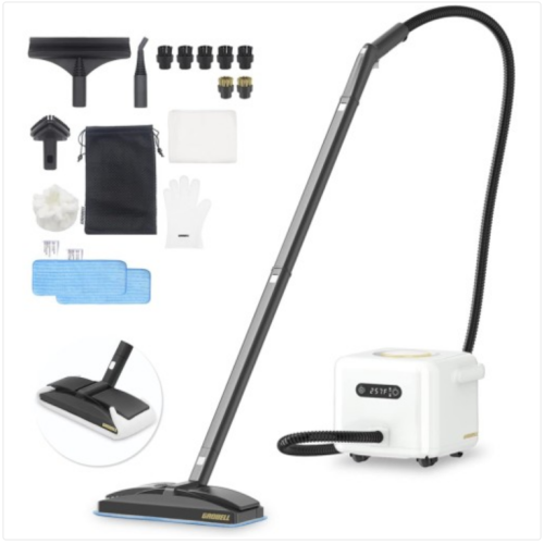 Steam Cleaner Carpet and Upholstery: Swift Vapore Upgraded Portable Steamer Mop with 20 Accessories 0.6 Gal Tank Chemical-Free for Bed Home Use Clothes Window Floors Hardwood Tile Cleaning