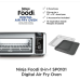 Ninja SP101 Digital Air Fry Countertop Oven with 8-in-1 Functionality, Flip Up & Away Capability for Storage Space, with Air Fry Basket, Wire Rack & Crumb Tray, Silver