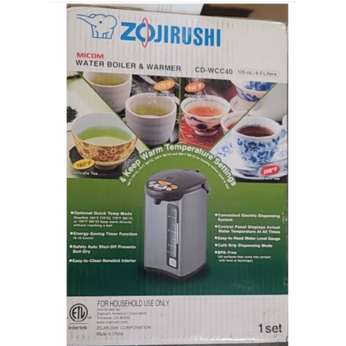 Zojirushi CD-WCC30 Micom Water Boiler & Warmer, Silver