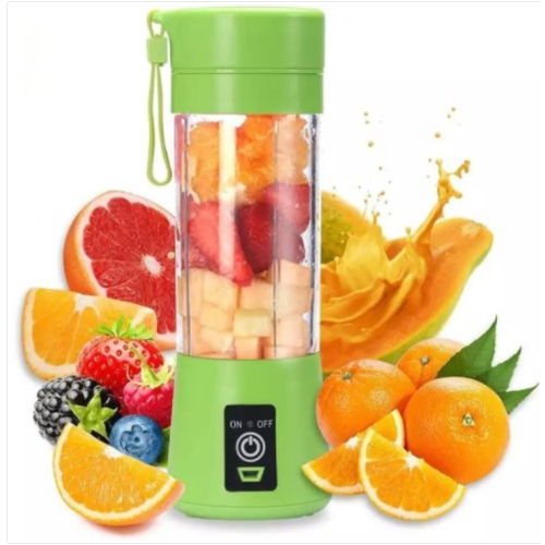 Portable Blender Smoothies Personal Blender Mini Shakes Juicer Cup USB Rechargeable. (Green)