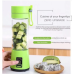 Portable Blender Smoothies Personal Blender Mini Shakes Juicer Cup USB Rechargeable. (Green)