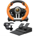 PXN V3 Pro Gaming Steering Wheel with Pedals - 180° Racing Wheel with Vibration Feedbac