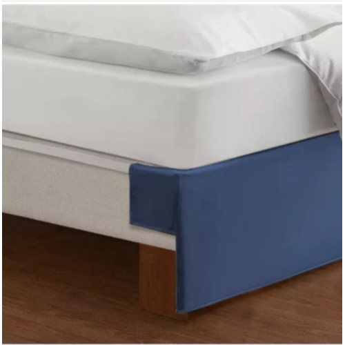 Nestwell™ 15-Inch King Wraparound Bed Skirt in Medium Blue