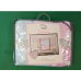 2 Piece Crib Bedding Set Pink 1 Comforter 1 Plush Baby Blanket Born Loved