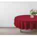 Red Simply Essential™ Solid Windowpane 90 in Round Polyester Tablecloth