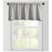 Bee & Willow Textured Herringbone Weave Window 1 Rod Pocket Valance Grey 50”x18”