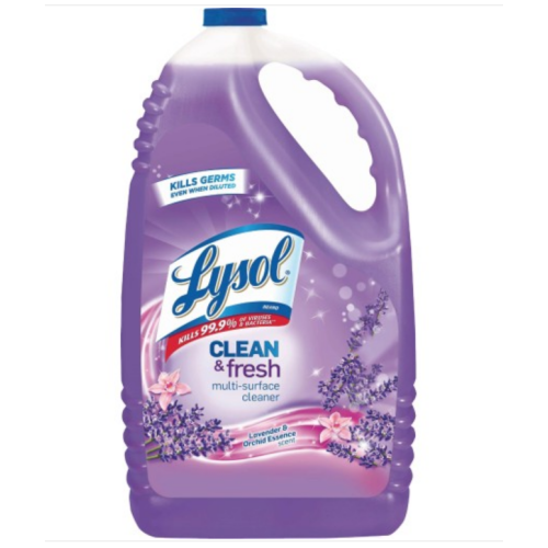 Lysol 144 Oz. Lavender Orchid Clean & Fresh Pourable Multi-Surface Cleaner