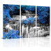 KREATIVE ARTS Canvas Prints Blue Tree Wall ArtVisual Art Decor 3 Pieces 12inx24inx3