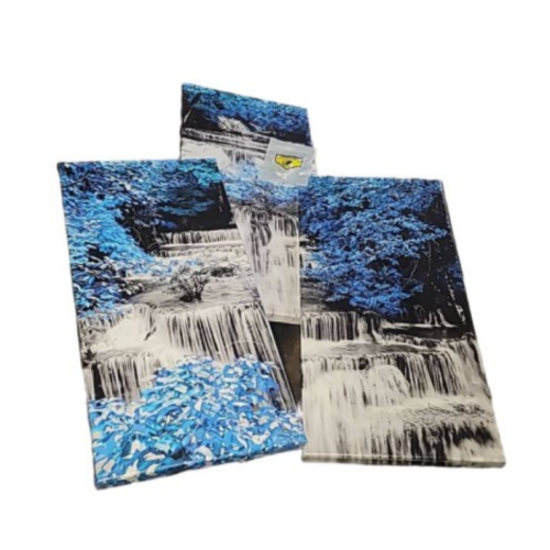 KREATIVE ARTS Canvas Prints Blue Tree Wall ArtVisual Art Decor 3 Pieces 12inx24inx3