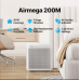 Coway Airmega 200M True HEPA and Activated-Carbon Air Purifier, AP-1518R - White 200M WHITE