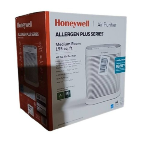 Honeywell True HEPA Portable Air Purifier Allergen Plus Series - White, HPA104WMP