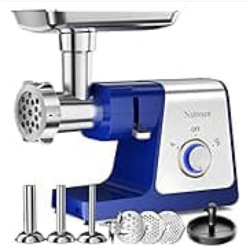 Naitesen 3000W Electric Meat Grinder, Sausage Maker Machine, Food Grinder with 3 Stainless Steel Sausage Stuffer Tube