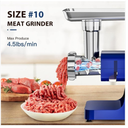 Naitesen 3000W Electric Meat Grinder, Sausage Maker Machine, Food Grinder with 3 Stainless Steel Sausage Stuffer Tube