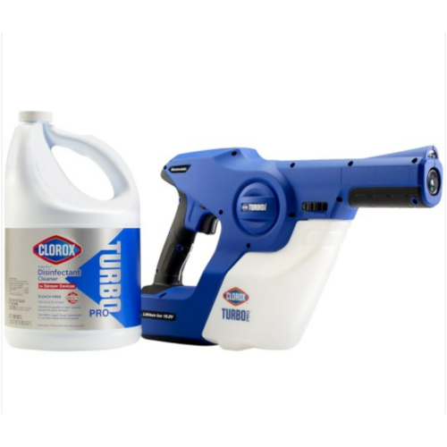 CloroxPro Turbo Pro Electrostatic Sprayer, Healthcare and Industrial Spray, Clorox Disinfectant Spray