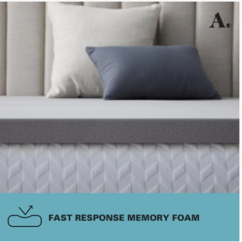 Allswell Memory Foam Mattress Topper infused with charcoal Full