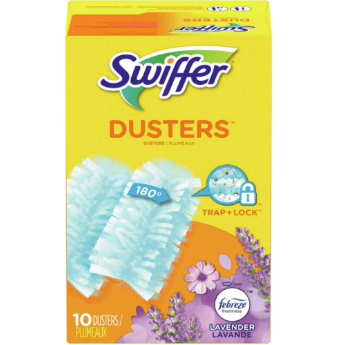 Swiffer Swiffer Dusters Multi-Surface Refills, with Febreze Lavender Scent, 10 count