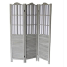 Milton Green Stars Dash 3-Panel Room Divider, Gray