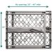 MYPET North States 40” Paws Portable Pet Gate: Made In USA