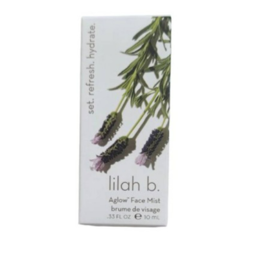 Lilah B Aglow Face Mist .33 oz / 10 mL Travel Mini Size, 0.33 oz