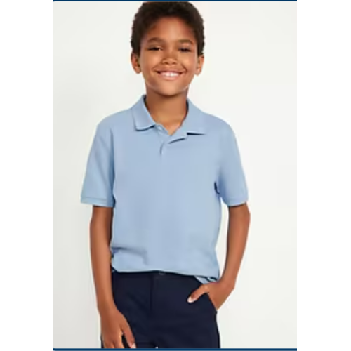 School Uniform Pique Polo Shirt for Boys M (8)