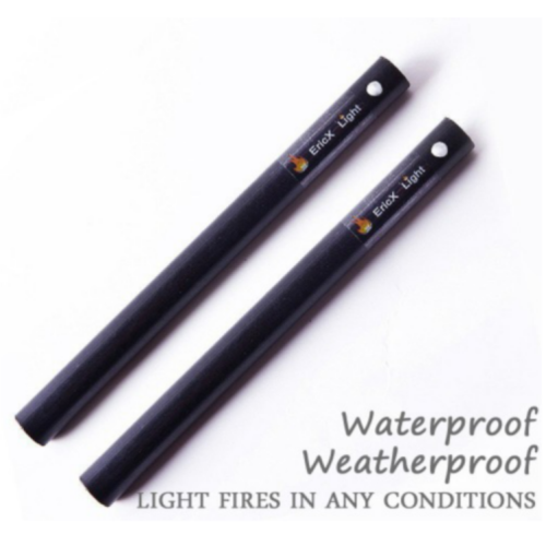 2 PCS 1/2 Inch X 6 Inch Ferrocerium Rod Flint Fire Starter by EricX light