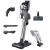 Samsung Jet 90 Cordless Stick Vacuum Long Lasting Battery and 200 Air Watt Suction Power, Complete with Telescopic Pipe, Titan ChroMetal