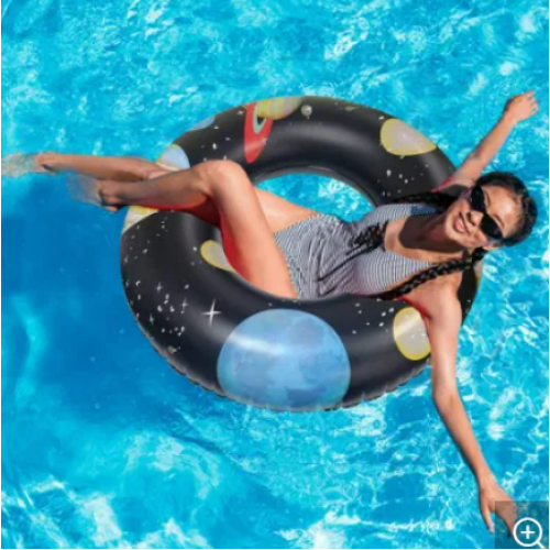 Inflatable Planet Theme Pool Float Swimming Ring for Kids