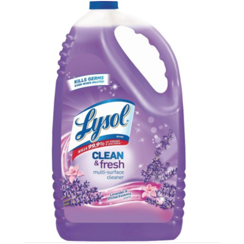 Lysol 144 Oz. Lavender Orchid Clean & Fresh Pourable Multi-Surface Cleaner