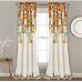 Set Of 2 Tanisha Light Filtering Window Curtain Panels - Lush Décor