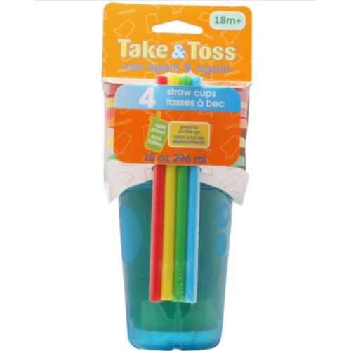 The First Years Take Toss Spill Proof Straw Cups 10 Ounce