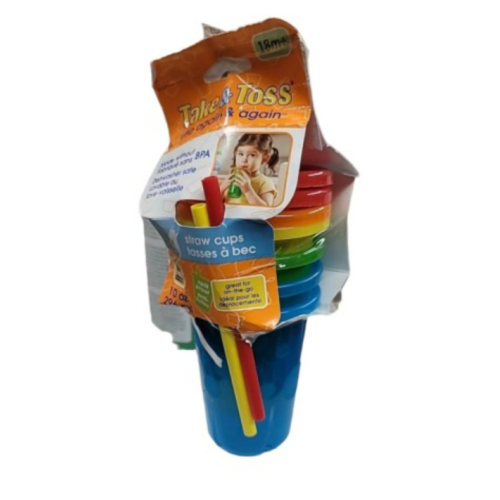 The First Years Take Toss Spill Proof Straw Cups 10 Ounce