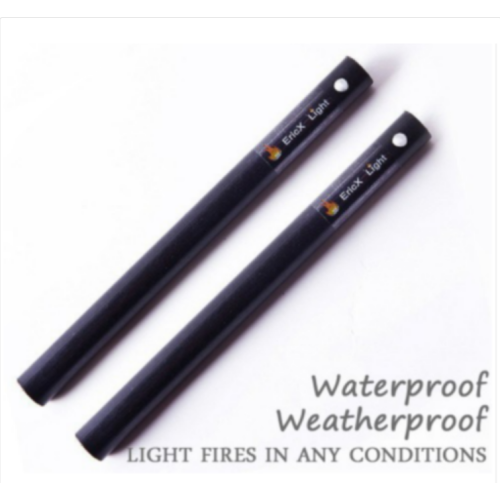 2 PCS 1/2 Inch X 6 Inch Ferrocerium Rod Flint Fire Starter by EricX light