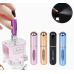 KJHD Portable Mini Refillable Perfume Atomizer Bottle, Refillable Perfume Spray, Atomizer Perfume Bottle, Scent Pump Case for Traveling and Outgoing, 5ml 2 black pack