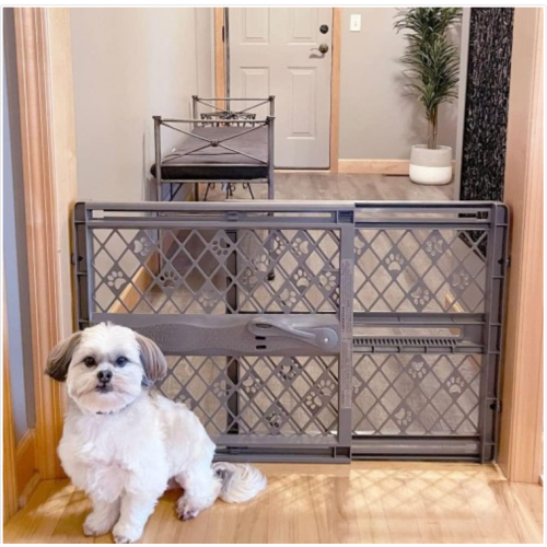 MYPET North States 40” Paws Portable Pet Gate: Made In USA, Expands & Locks 