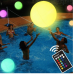 Pool Toys - LED Beach Ball with Remote Control - 16 Colors Lights and 4 Light Modes, 100ft Control Distance - Outdoor Beach Party Games for Kids Adults, Pool Patio Garden Decorations (1PCS)