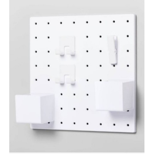 Pegboard Set 13” X13” For Made By Design Utility Cart, Wall, Or Wire Shelving