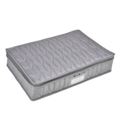 Our Table™ Quilted Flatware Storage Case in Grey