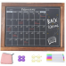 KOOLDE Magnetic Planner Board Monthly Planning Menu Board for Kitchen Wall Reusable Planner Chart for Kids Planner Blackboard Calendar for Record Daily Tasks List 12 x 16"