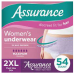 Assurance Womens Incontinence & Postpartum Underwear, 2XL, Maximum Absorbency (54 Count)