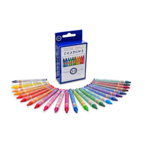 Color Swell Regular Crayons (24 count) set of 4