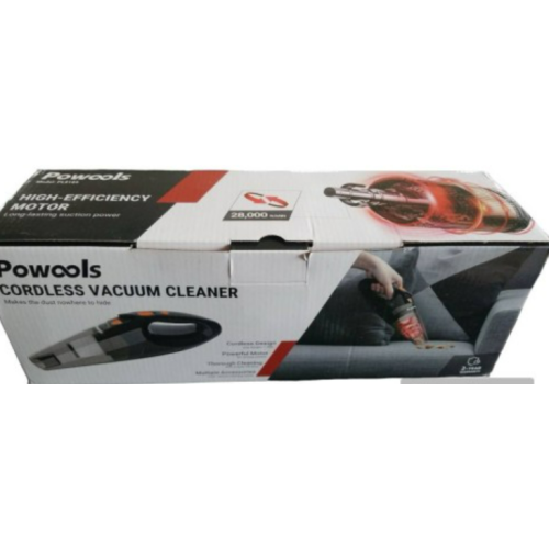 Powools Car Vacuum Cordless Rechargeable - Handheld Vacuum Cleaner by VacLife High Power with Fast Cahrge Tech, Portable Vacuum with Large-Capacity Battery, Handheld Vac, Red (PL8189)