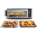 Ninja SP101 Digital Air Fry Countertop Oven with 8-in-1 Functionality, Flip Up & Away Capability for Storage Space, with Air Fry Basket, Wire Rack & Crumb Tray, Silver