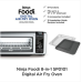 Ninja SP101 Digital Air Fry Countertop Oven with 8-in-1 Functionality, Flip Up & Away Capability for Storage Space, with Air Fry Basket, Wire Rack & Crumb Tray, Silver