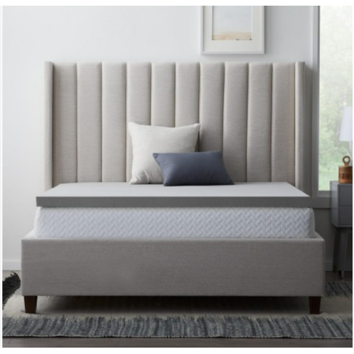 Allswell Memory Foam Mattress Topper infused with Charcoal Full