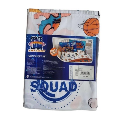 Space Jam 2 New Legacy LeBron James 3 pc TWIN Sheet Set Tune Squad