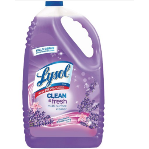 Lysol 144 Oz. Lavender Orchid Clean & Fresh Pourable Multi-Surface Cleaner