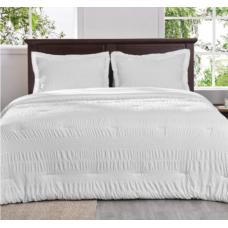 Simply Essential™ 4 Seersucker Complete Bed Bet Twin White