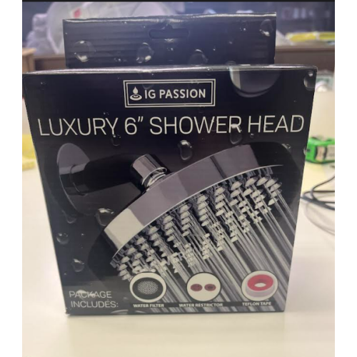 Luxury 6" Shower Head High Pressure Rain Luxury Modern