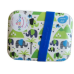 Bento Box Lunch Box Eco Friendly Kids Food Storage Container Elephants Blue